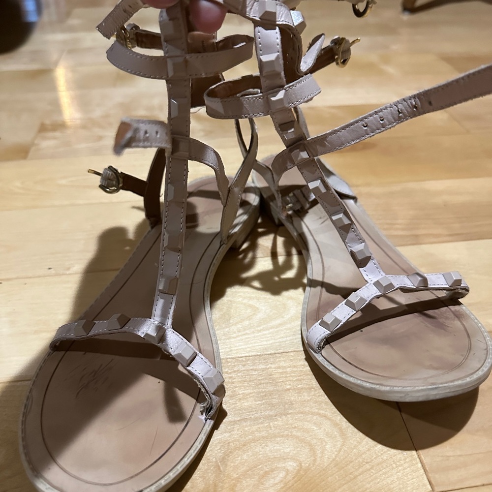 Rebecca Minkoff Gladiator Sandals Tan Size 8.5